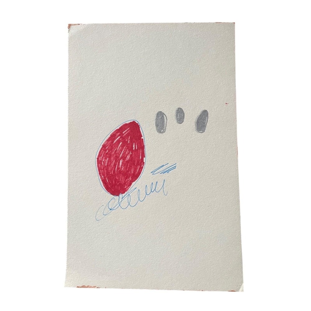Abstract Artwork on‎ Paper 5.5 x 8.5 Minimalist Spiritual Art Bailey Craig